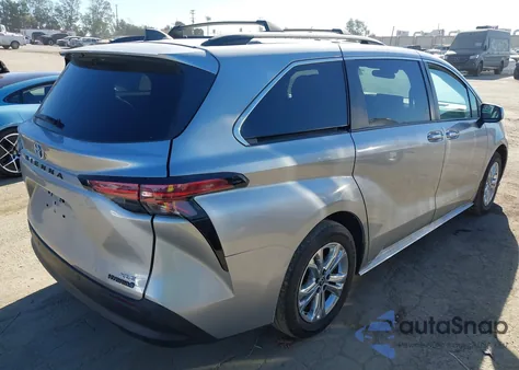2022 Toyota Sienna Xle z USA, uszkodzony, nr VIN 5TDJRKEC4NS087334